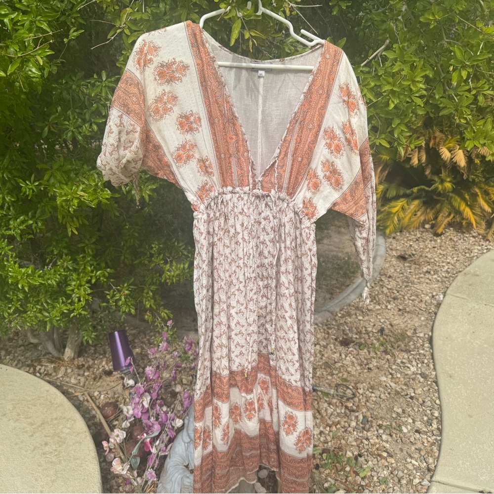 Little Miss Gypsy Bohemian Floral Maxi Dress
